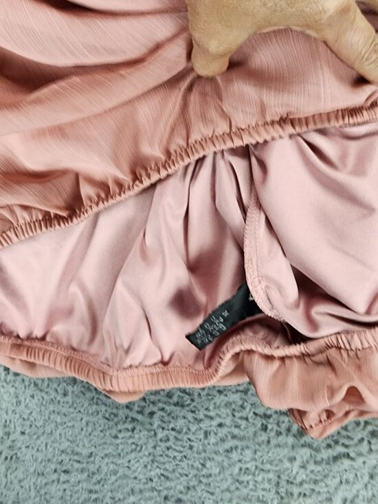 IN Studio Top Womens 2X Pink Long Sleeve Lace Detail Blouse - Picture 4 of 11